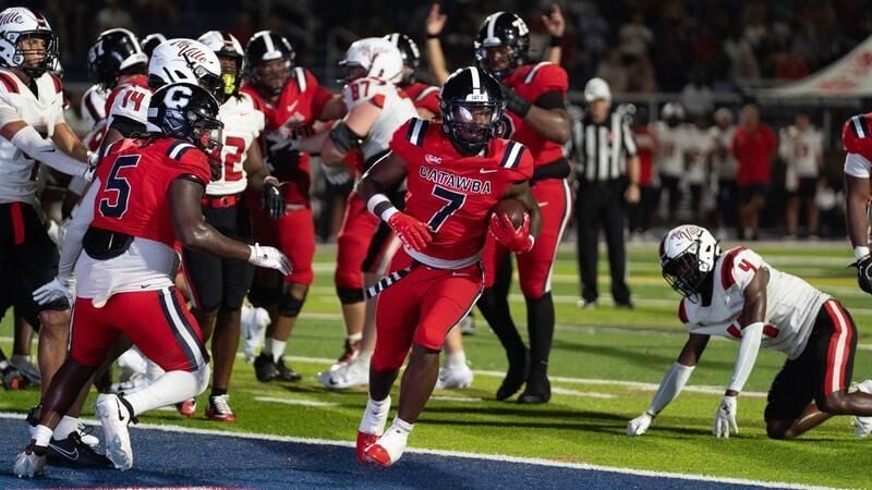 Football Falls to North Greenville in Barnburner