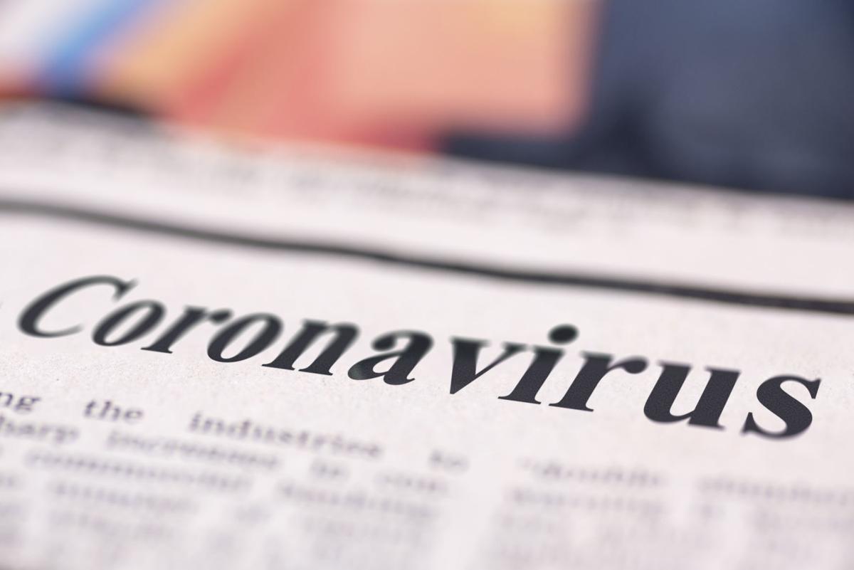 Coronavirus written newspaper COVID-19 (copy)