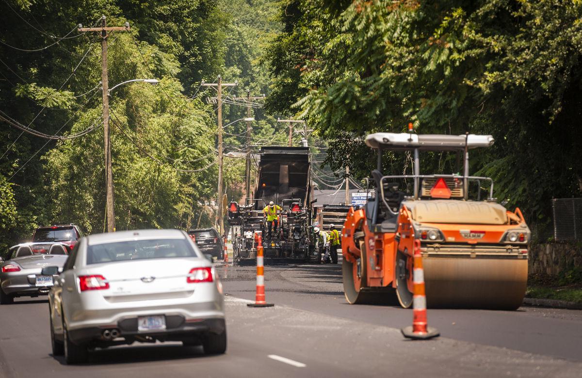 Recycled asphalt being used on Reynolda Road is among ...
