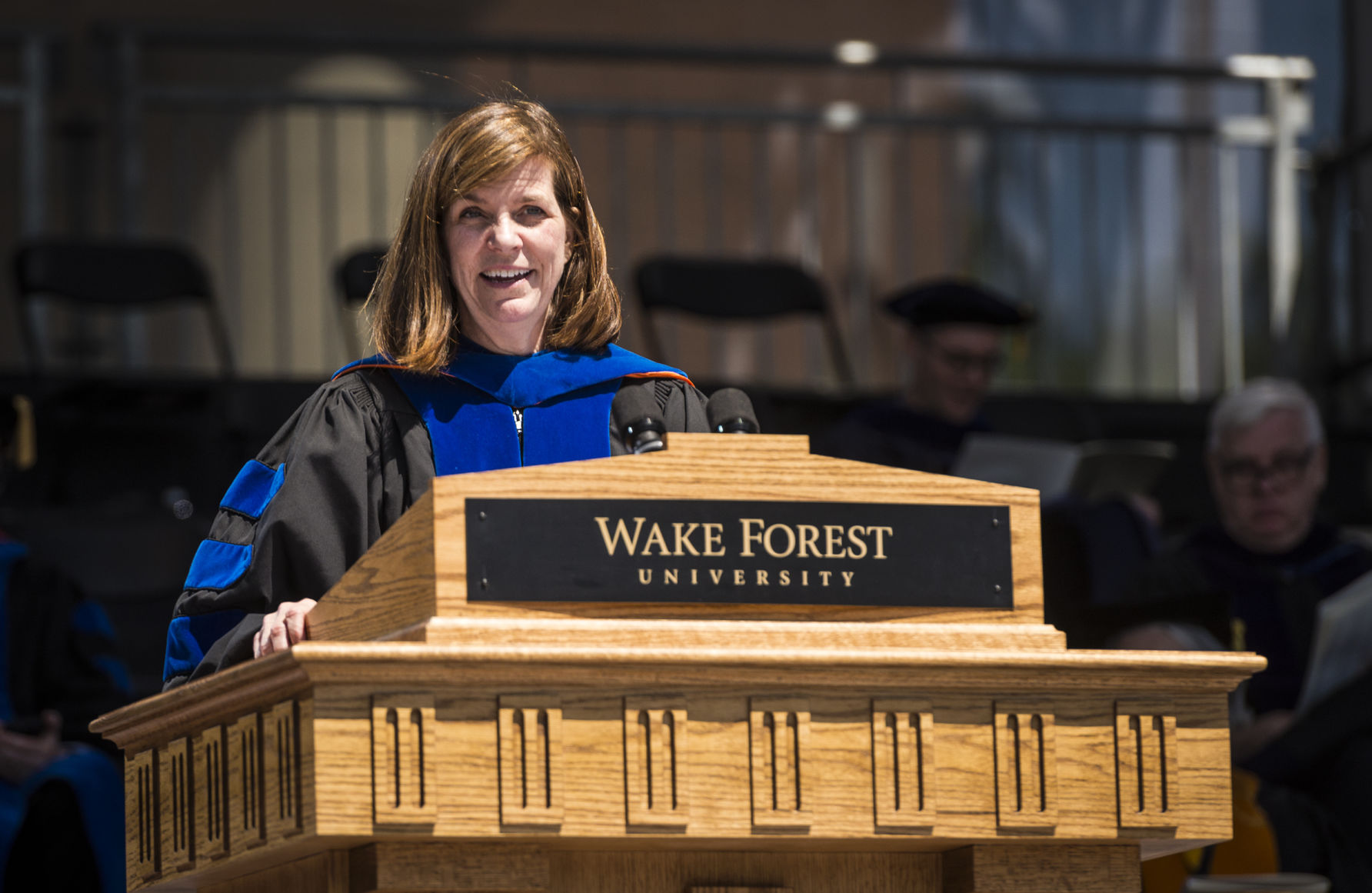 Wake Forest University president appoints Michele Gillespie as the