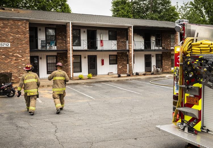 Watch Now Firefighters battle apartment fire in WinstonSalem Local