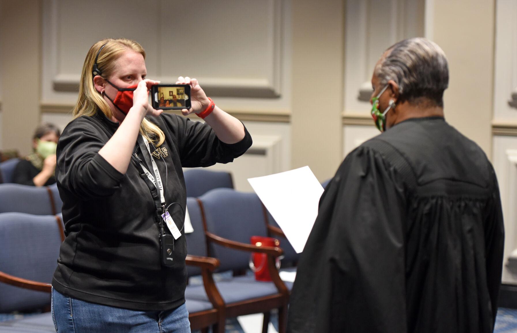 PHOTOS Forsyth County, WinstonSalem officials swear oath of office