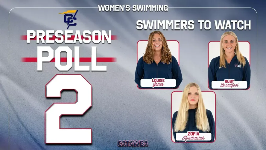 Catawba Women’s Swimming Picked Second in Conference Carolinas Preseason Poll