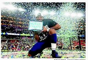 Walker III is 1st RB named Super Bowl MVP in 28 years