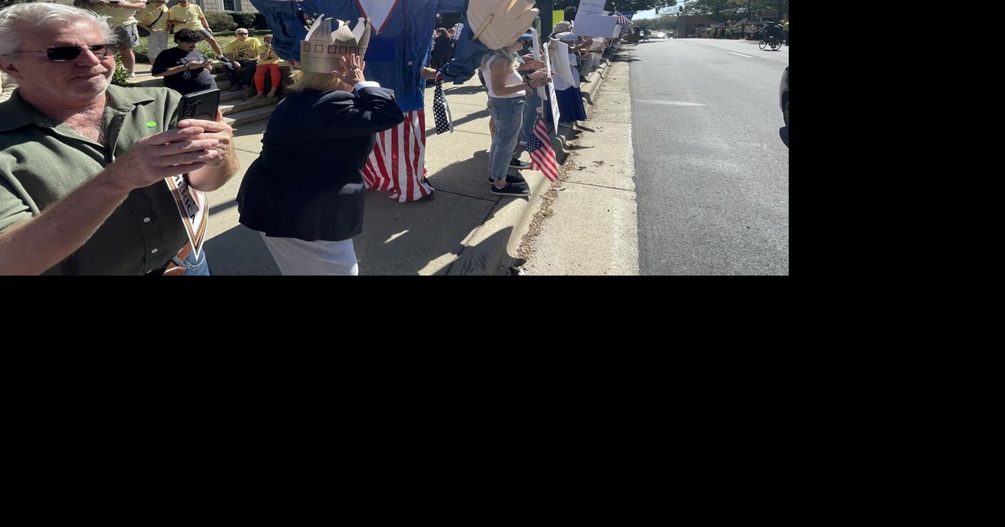 No Kings protest held in Winston-Salem NC