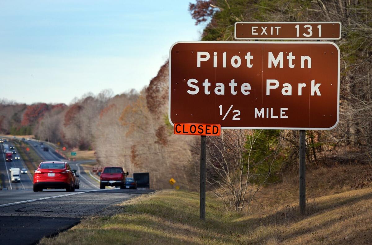 Pilot Mountain State Park fire