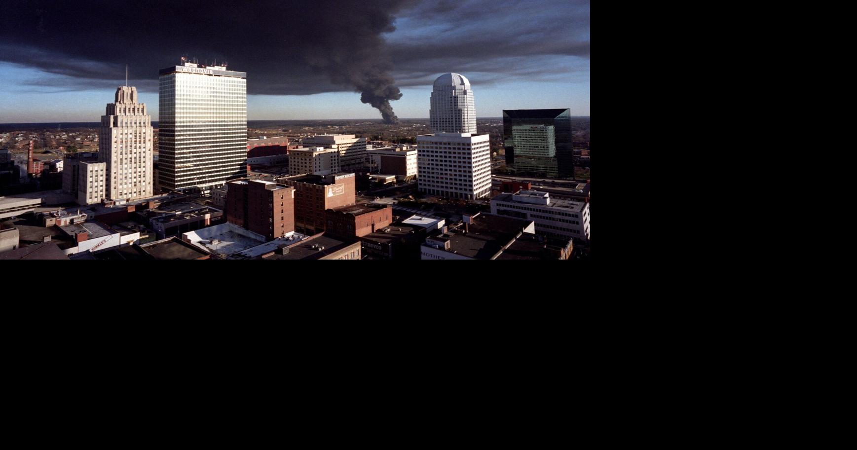 'A dark beacon': 30 years ago, Winston-Salem 'tire fire' engulfed the city in black smoke