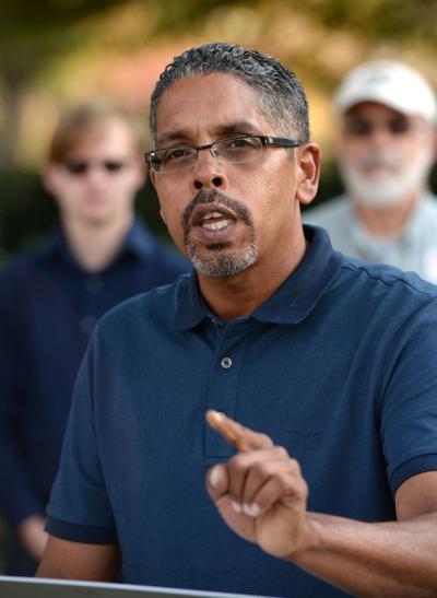 Eric Ellison, the head of the Forsyth County Democratic Party