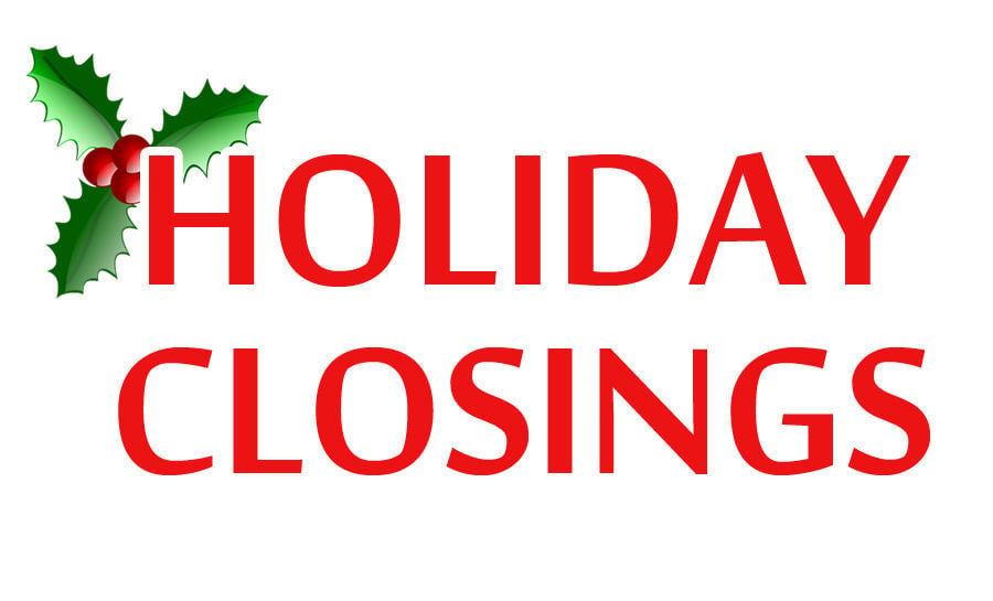 Christmas Closings Nation World