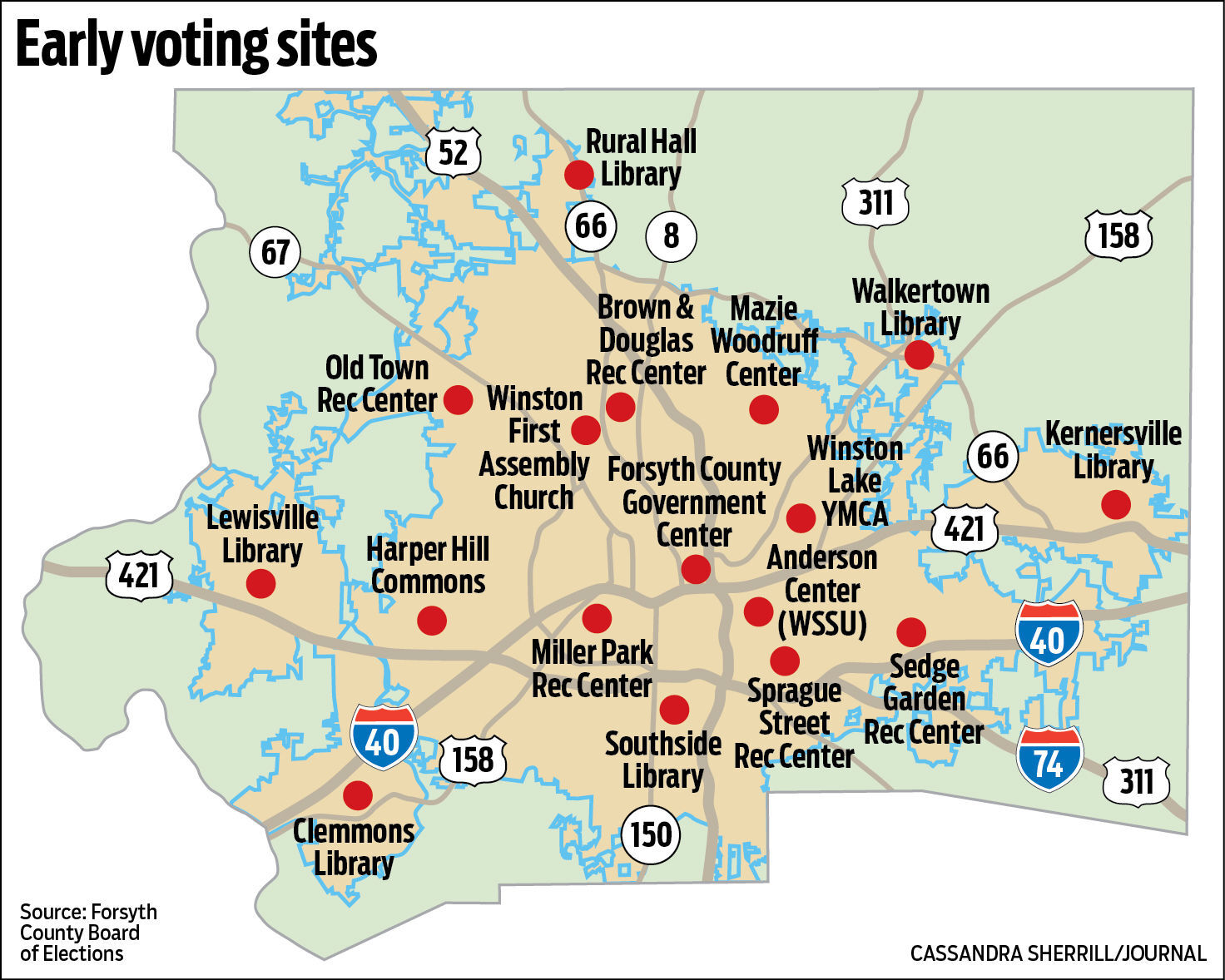 Party-line Vote Brings Early Voting To Sundays In Forsyth County