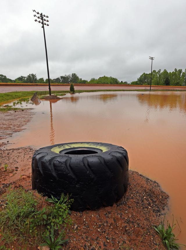 Heavy rain causes massive flooding at 311 Speedway but owner hopes to have races this weekend