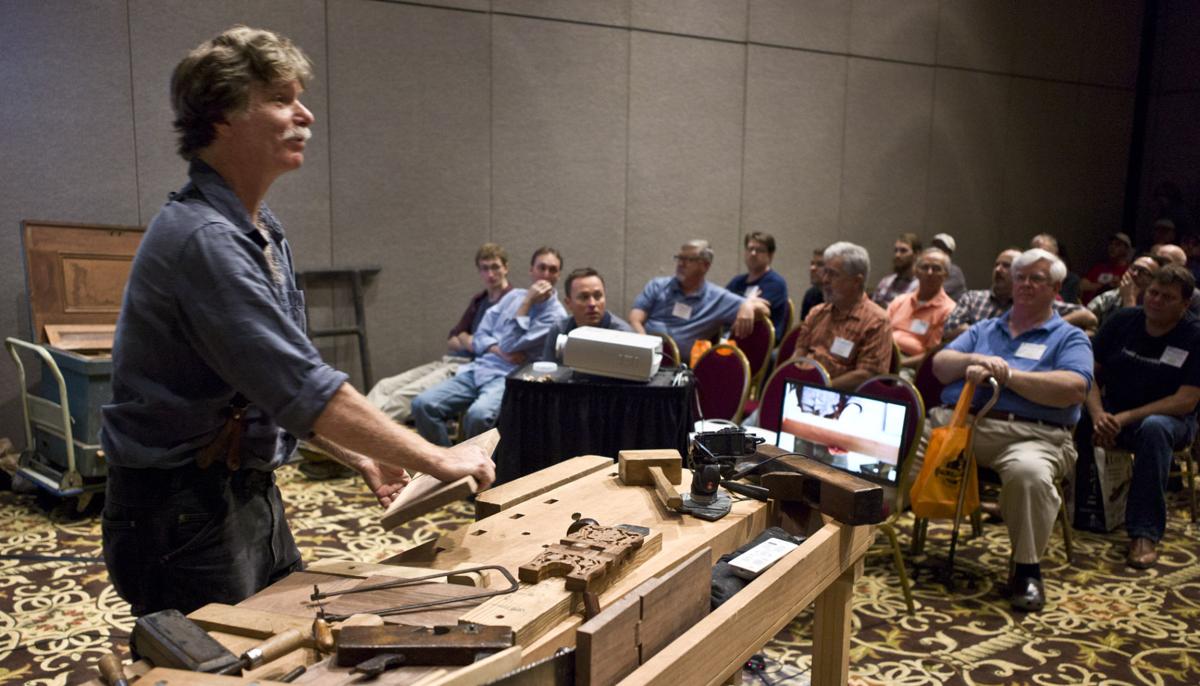 Pbs Star Underhill Attends Woodworking Gathering Local News