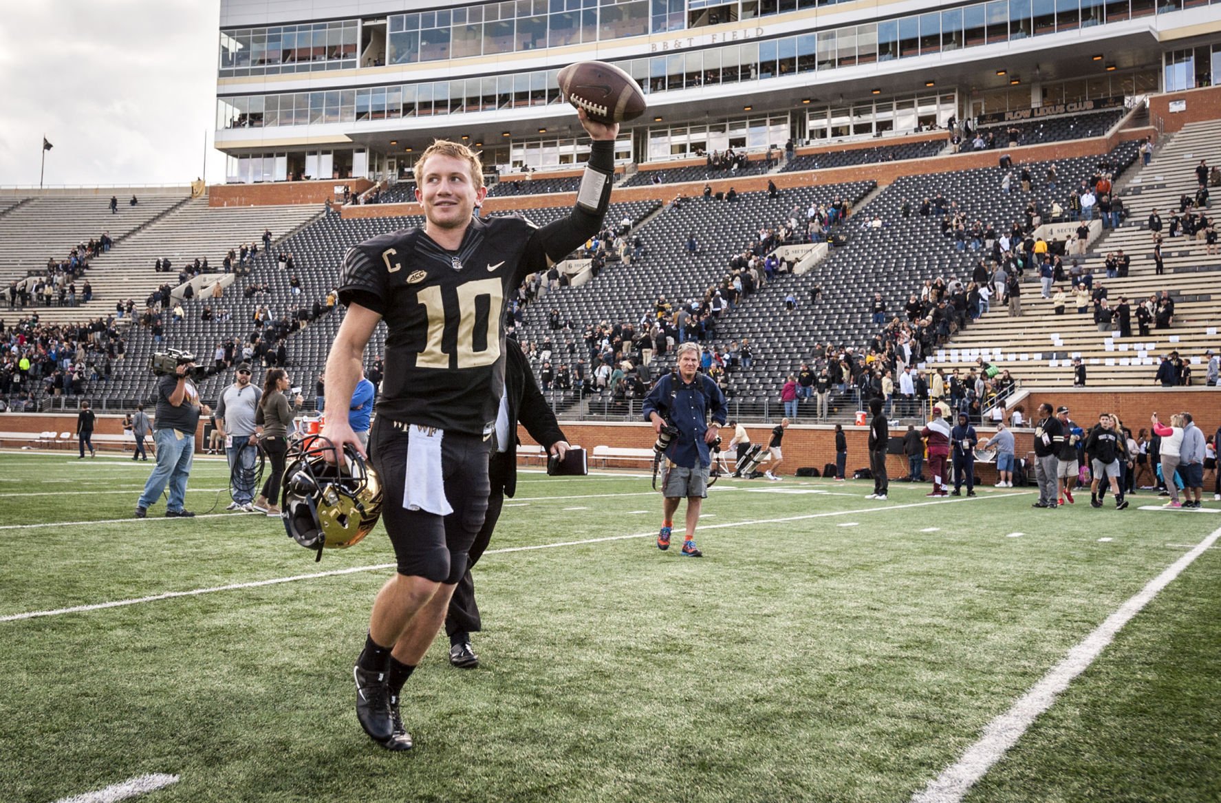 Ultimate competitor After three tough years Wake Forest QB John