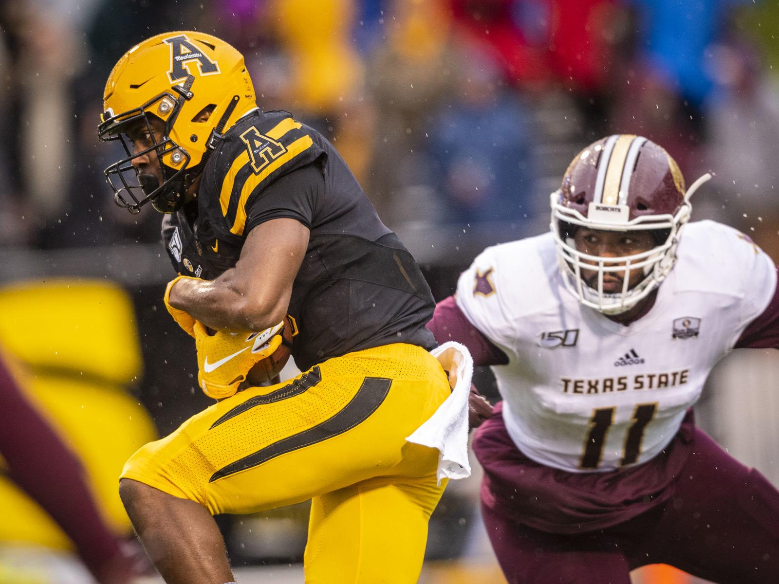App State Running Back Darrynton Evans Nfl Dreams Are On Hold