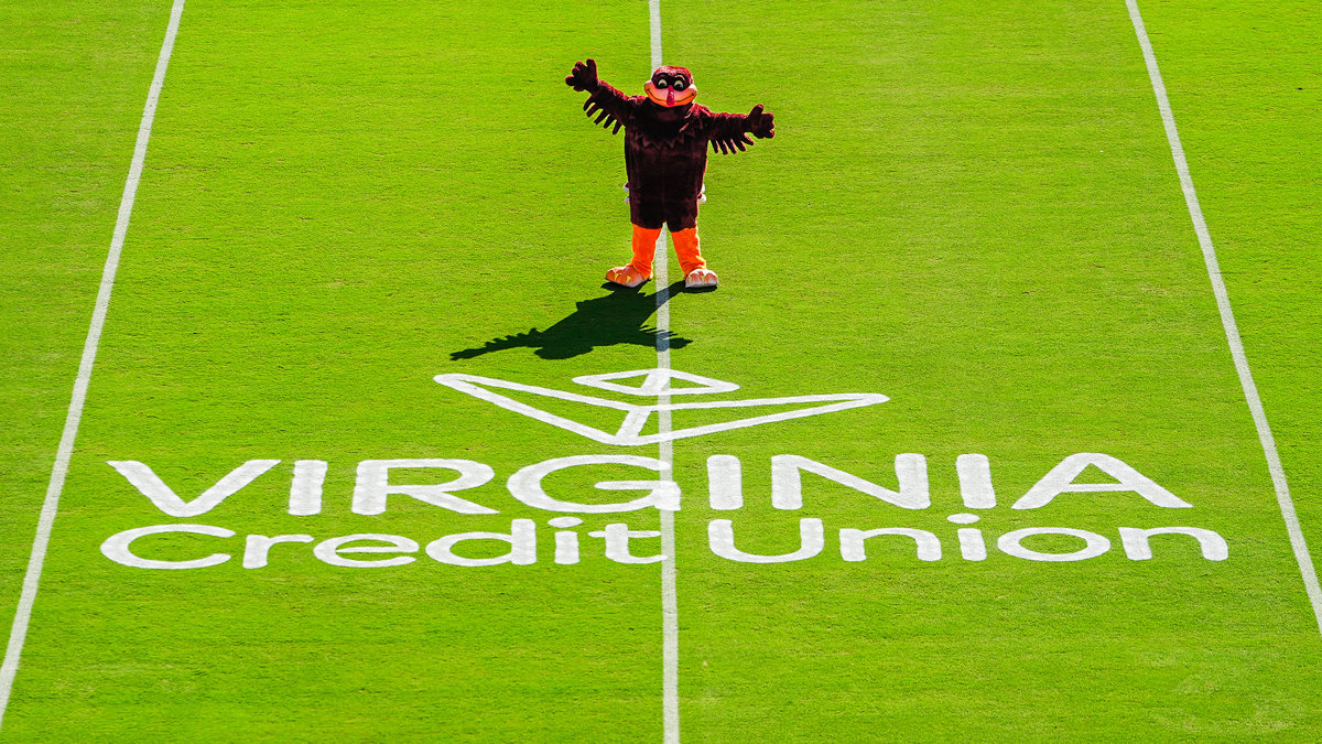 Virginia Tech Athletics and Virginia Credit Union strengthen partnership, add field logo to Lane Stadium