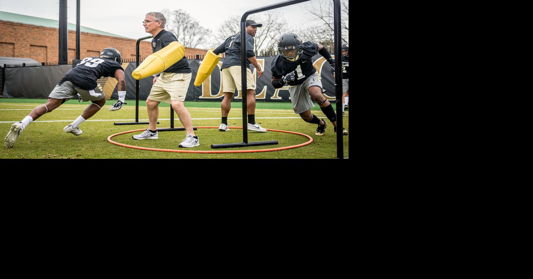 First Day of Wake Forest Football Spring Practice