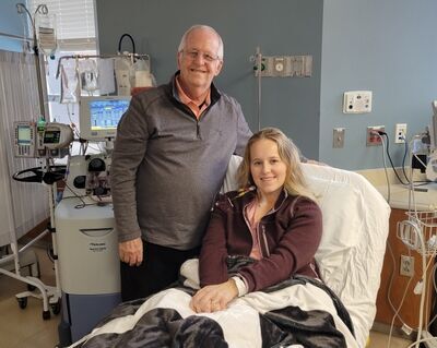She gave her dad the gift of life