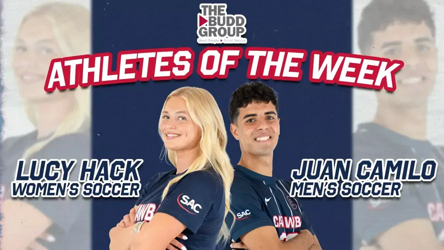 Hack and Camilo Earn Catawba Athletics Budd Group Athletes of the Week