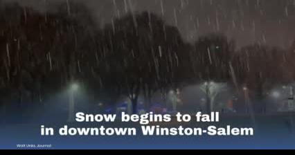 Snow expected to start in Triad Friday evening; up to 2 inches possible - Vimarsana News