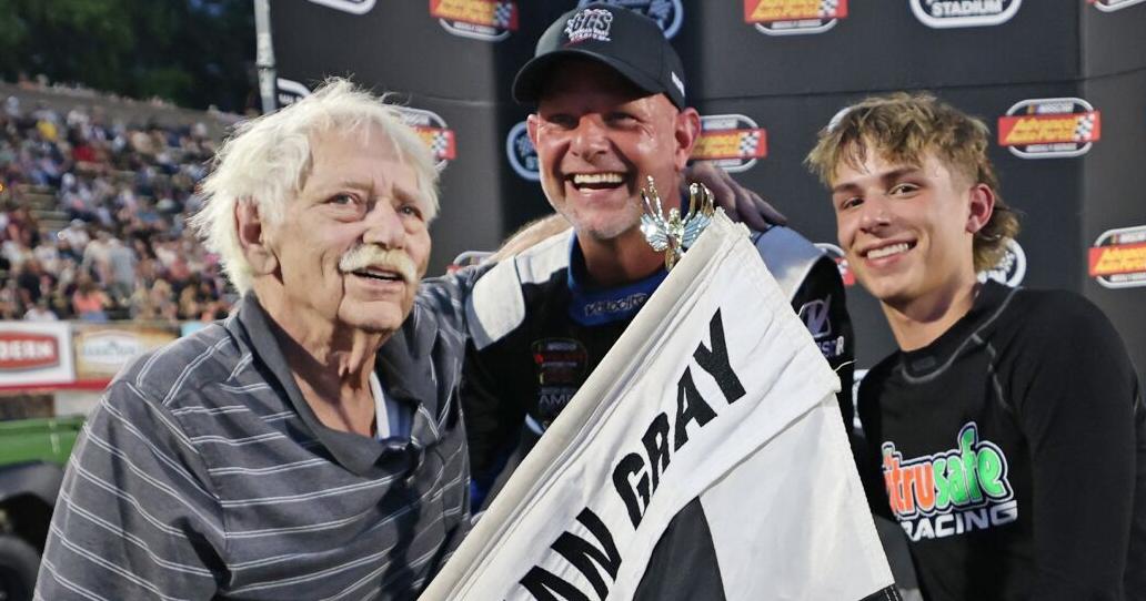 Every Saturday night at Bowman Gray is Father's Day for the Myers family