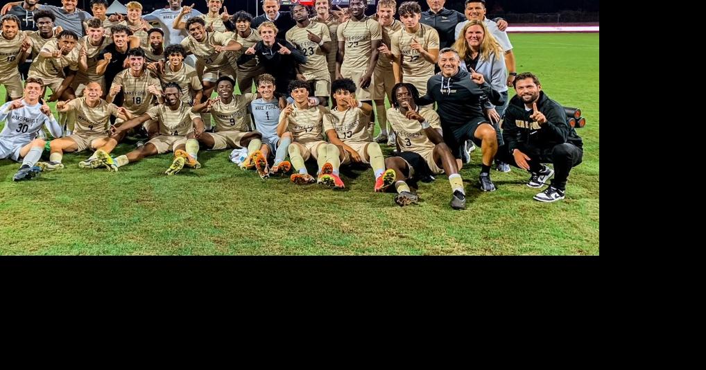 Wake Forest men's soccer team wins ACC's Atlantic Division