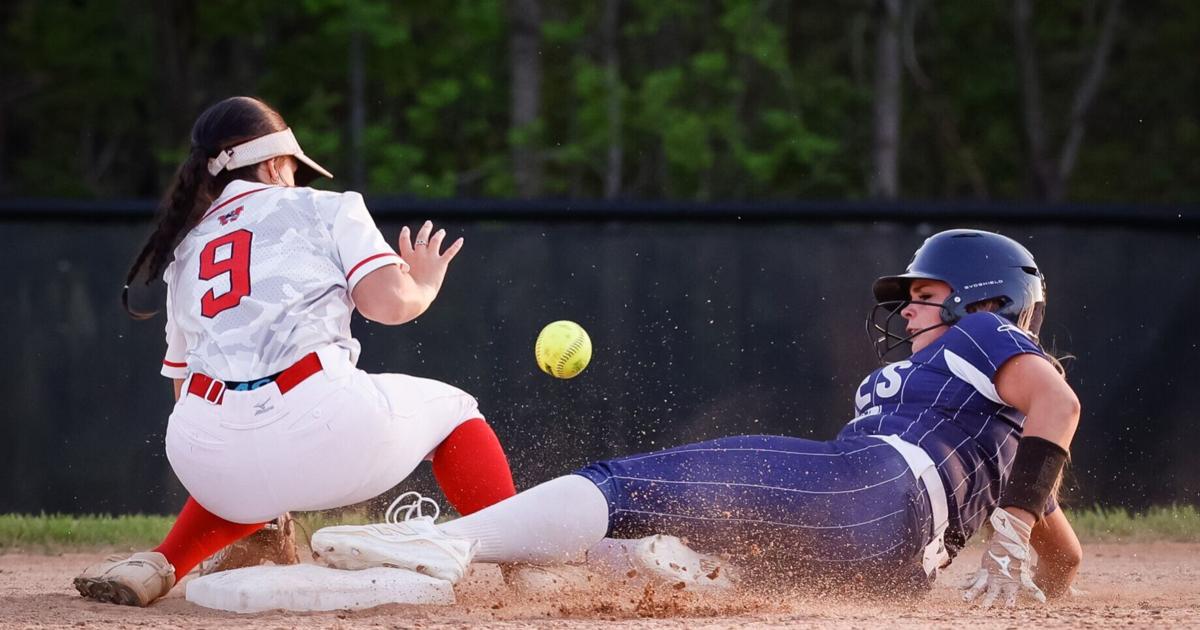 NCHSAA state softball tournament, second-round scores