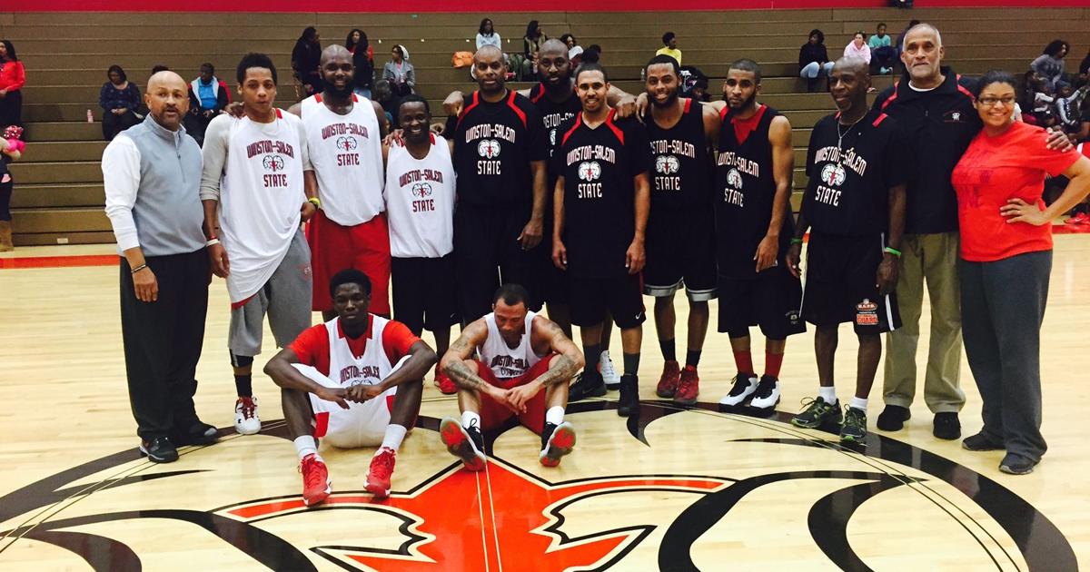 WSSU Legacy Weekend gets started with alumni basketball game