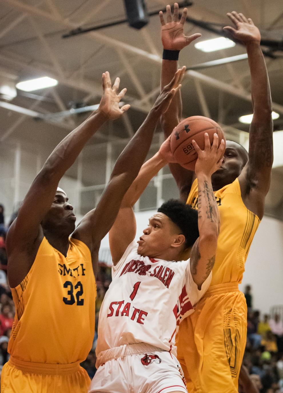 Photos WinstonSalem State men's basketball 7069 over Johnson C