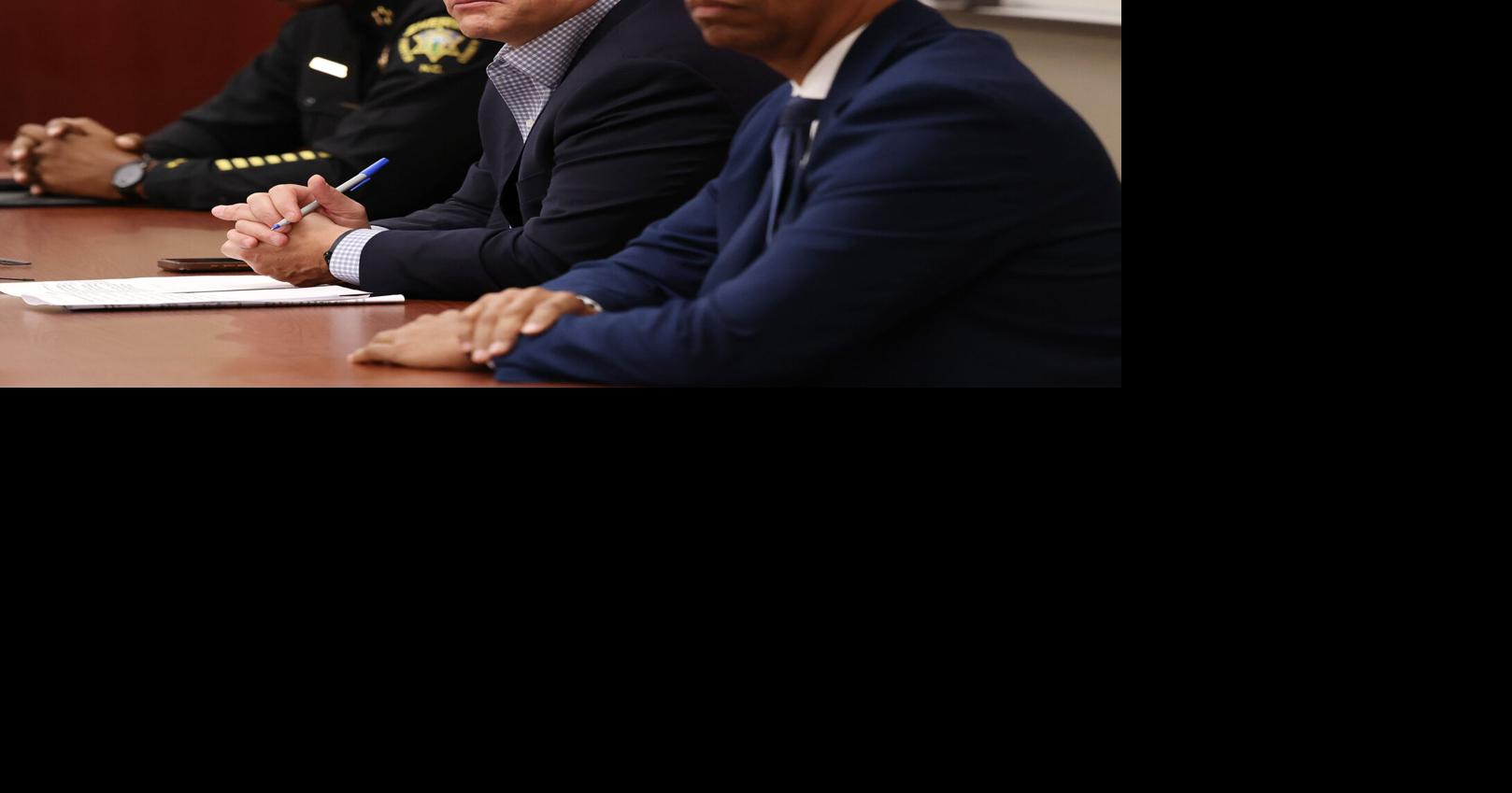 Photos of Gov. Stein's visit with Triad law enforcement