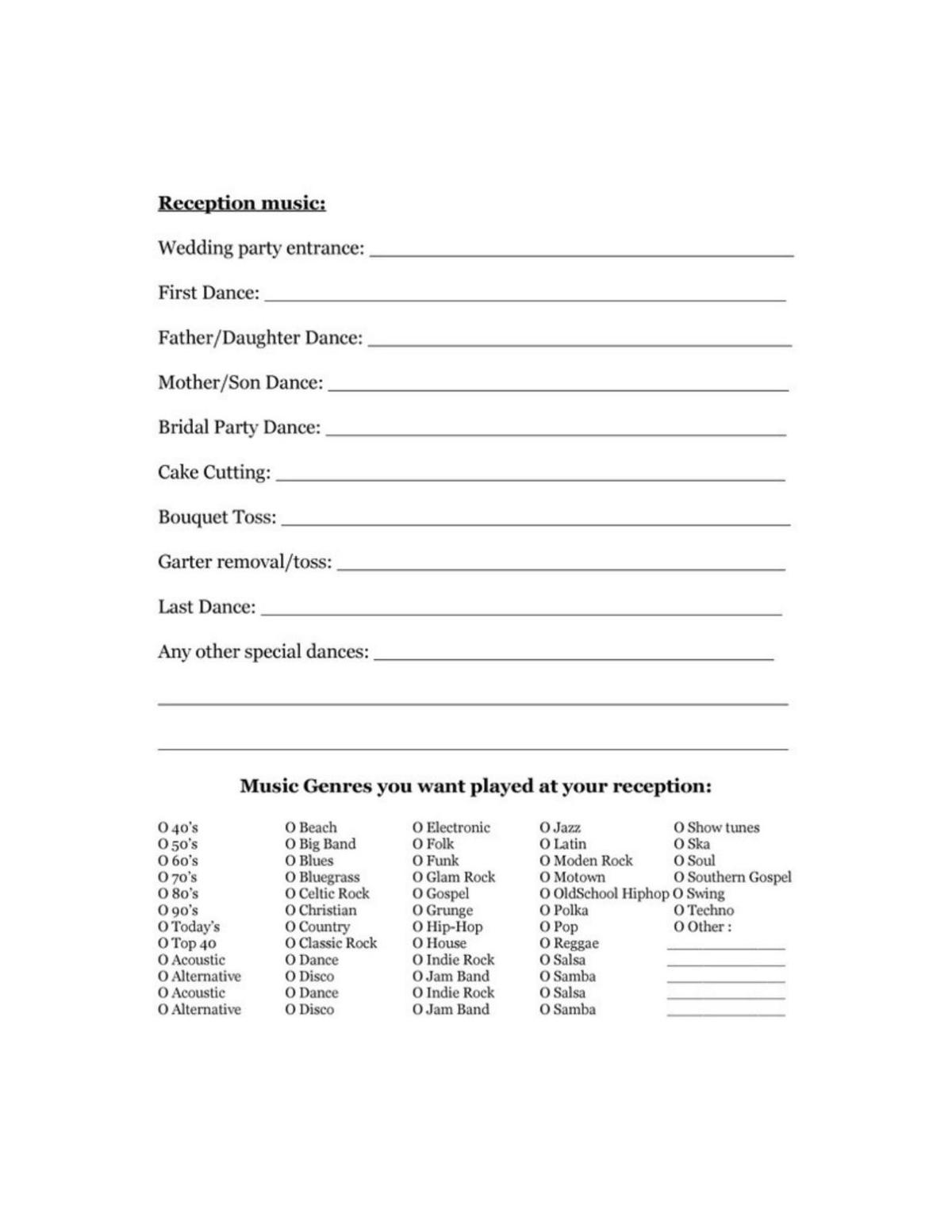 Wedding Reception Music Journalnow Com