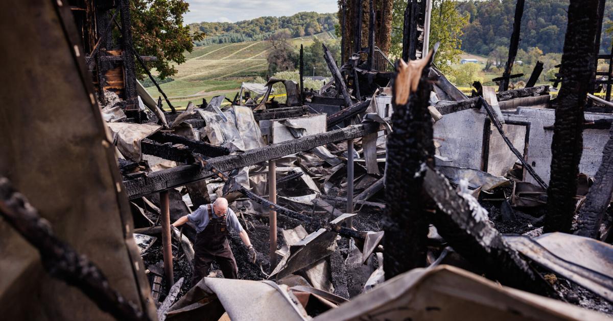 County Rd 121 Fire Fire destroys 121-year-old Ashe County NC church