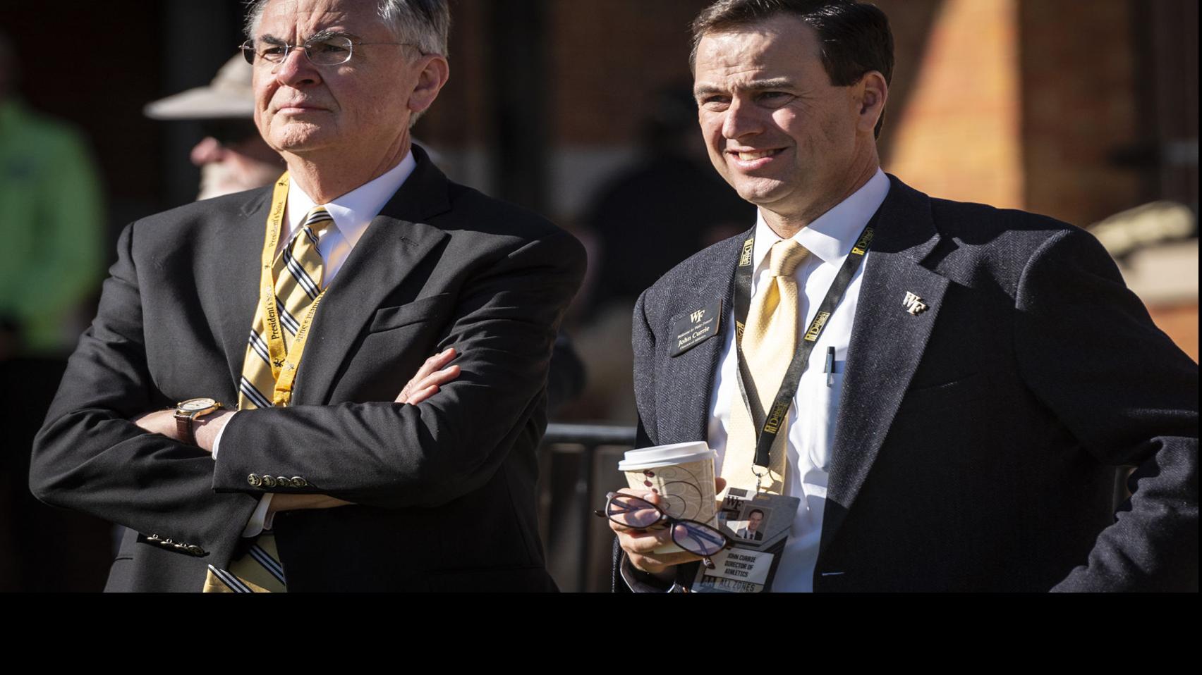 Wake Forest Football Team States Its Case To Start Season To School President Nathan Hatch Wfu Journalnow Com