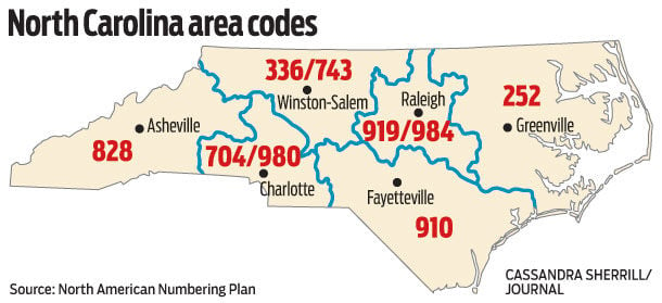 triad additional area code dial. 