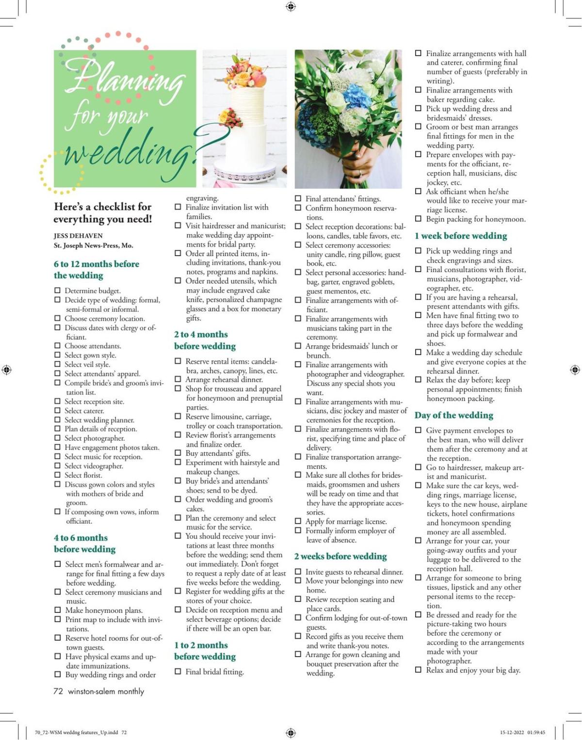 your-wedding-checklist