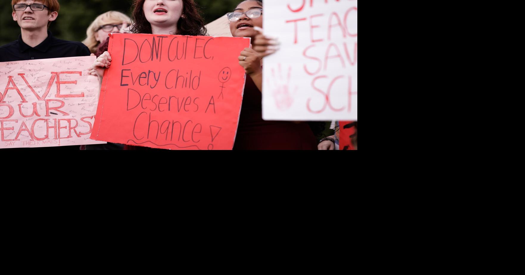 Atkins High Protest WSFCS Board Meeting