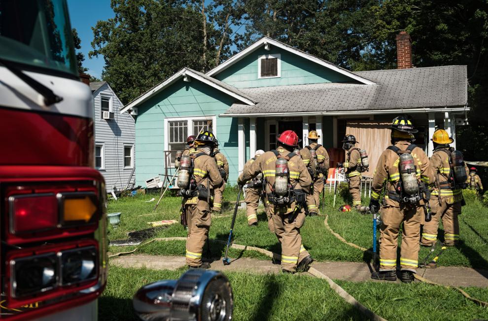 Firefighters battle Glenn Avenue house fire in WinstonSalem