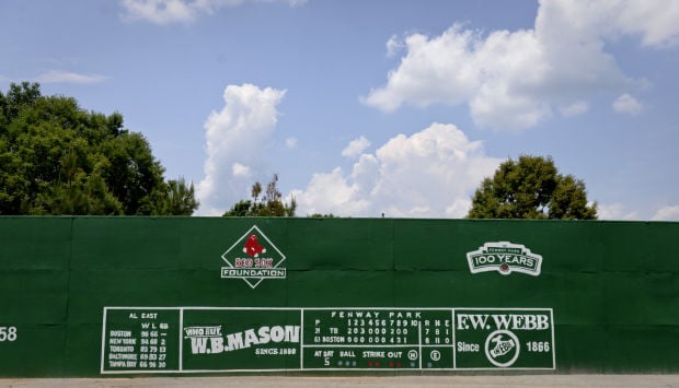 Boston Red Sox Fenway Park Replica Green Monster Outfield Wall 