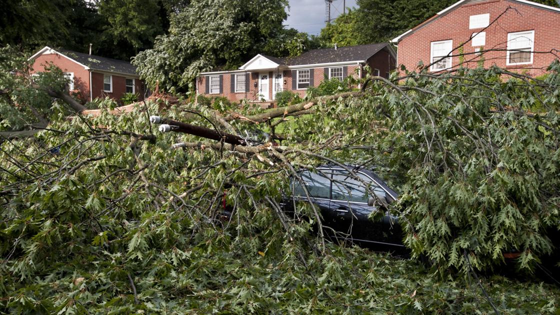 Storm damage around WinstonSalem Galleries