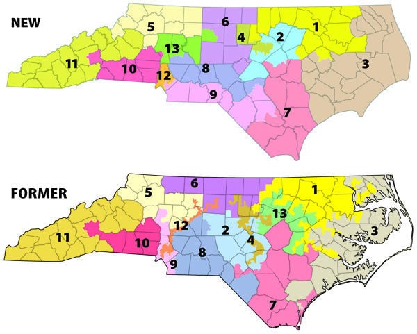 Judges Rule N C S 2016 Congressional Districts Partisan Gerrymander Elections Journalnow Com judges rule n c s 2016 congressional