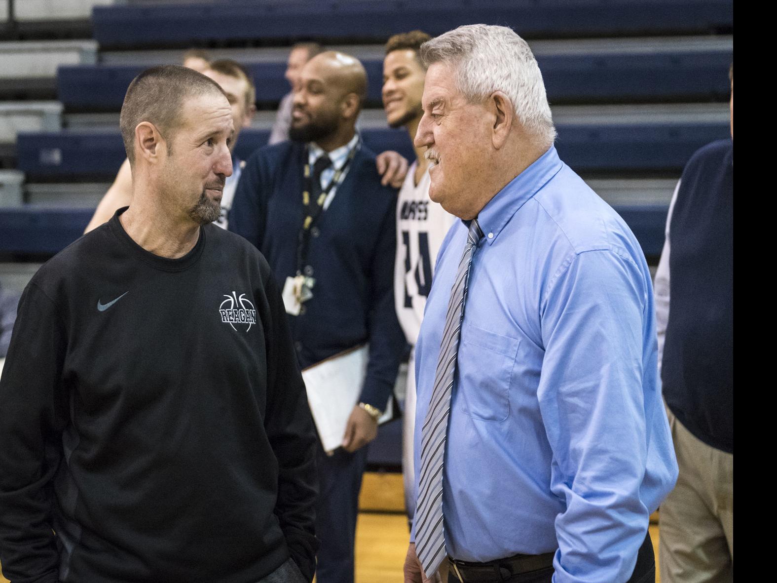 Basketball Coaches Jeff Overby And Howard West Are Reunited At