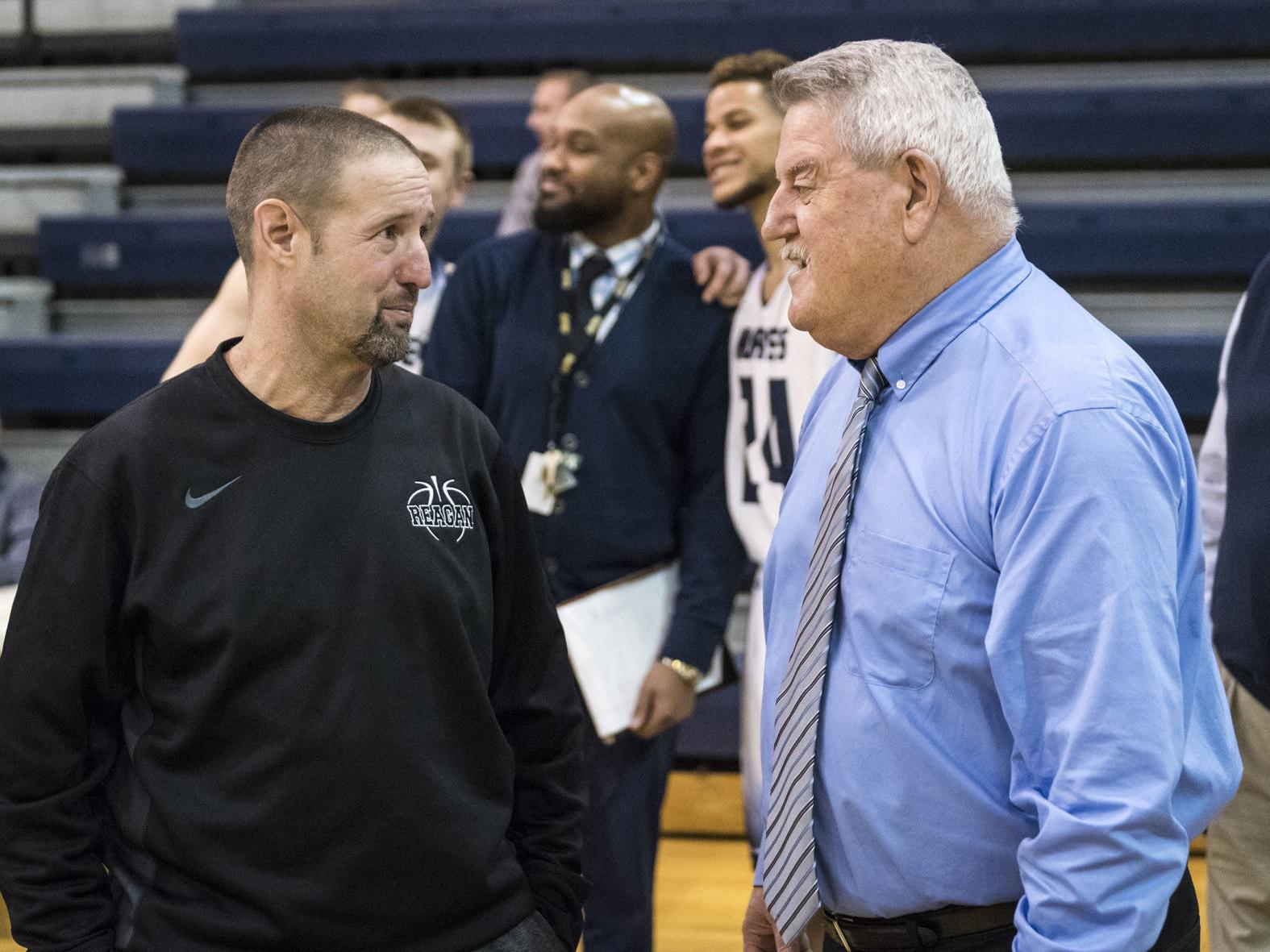 Basketball Coaches Jeff Overby And Howard West Are Reunited At