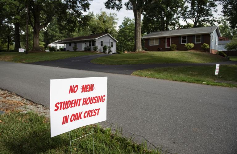 Growth, student housing has some residents of neighborhood near Wake