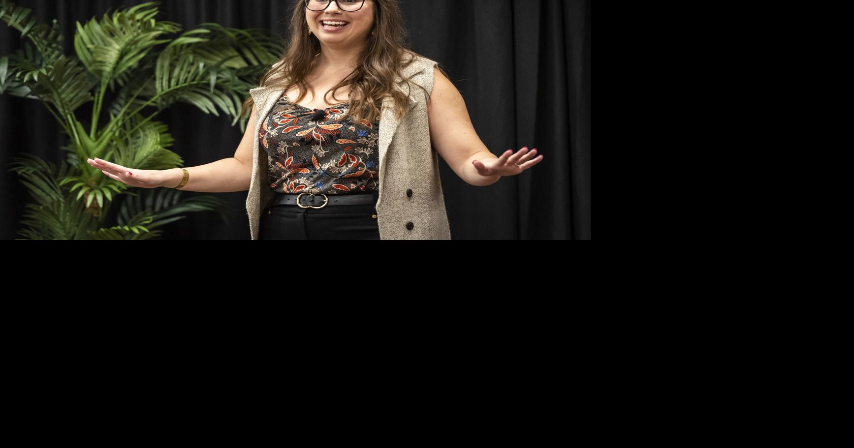 Deaf actress discusses her journey during talk at Forsyth Technical ...