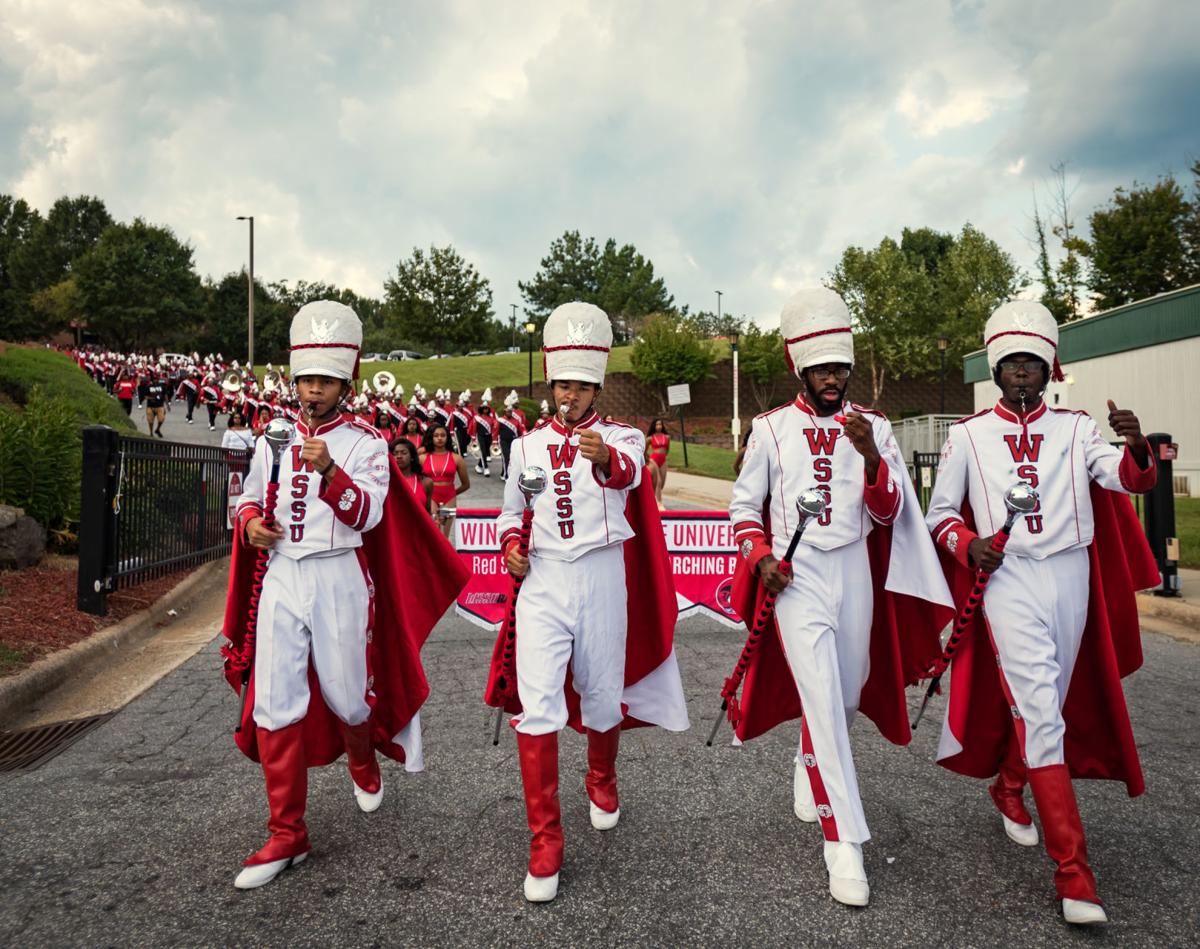 Leon High School band halftime performance