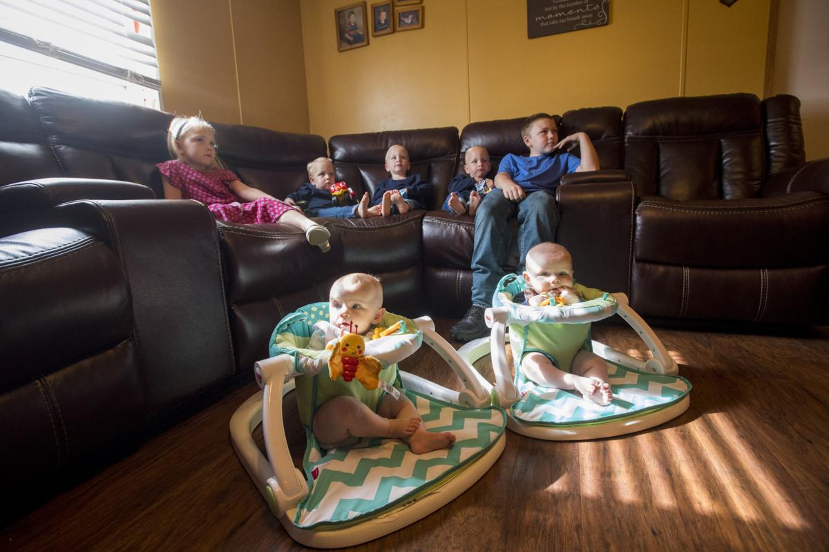 Growing Reidsville Family With 7 Kids Including Triplets And Twins Is Also Expanding Their Home State And Regional News Journalnow Com
