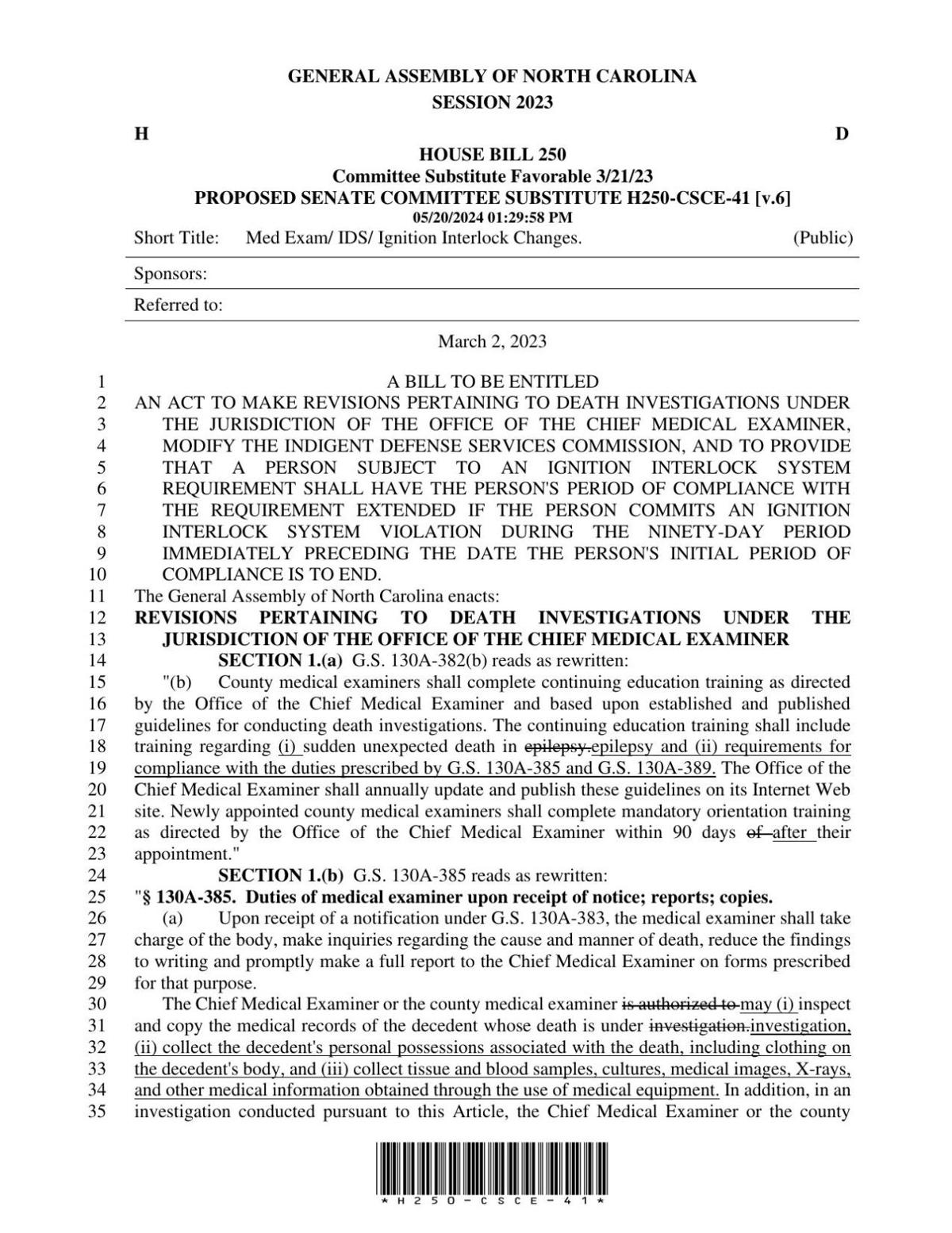 NC bill would limit public access to autopsy reports