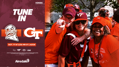 Tune in: Virginia Tech vs. Georgia Tech
