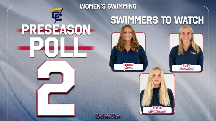Catawba Women’s Swimming Picked Second in Conference Carolinas Preseason Poll