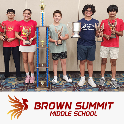 Brown Summit Middle School Crowned National Quiz Bowl Champions!