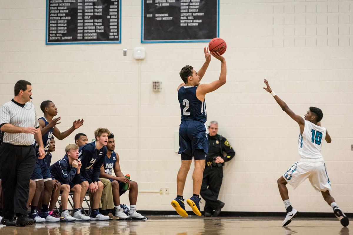 Roberson Gets Hot Leads East Forsyth Boys To Win Against Reagan High School Journalnow Com